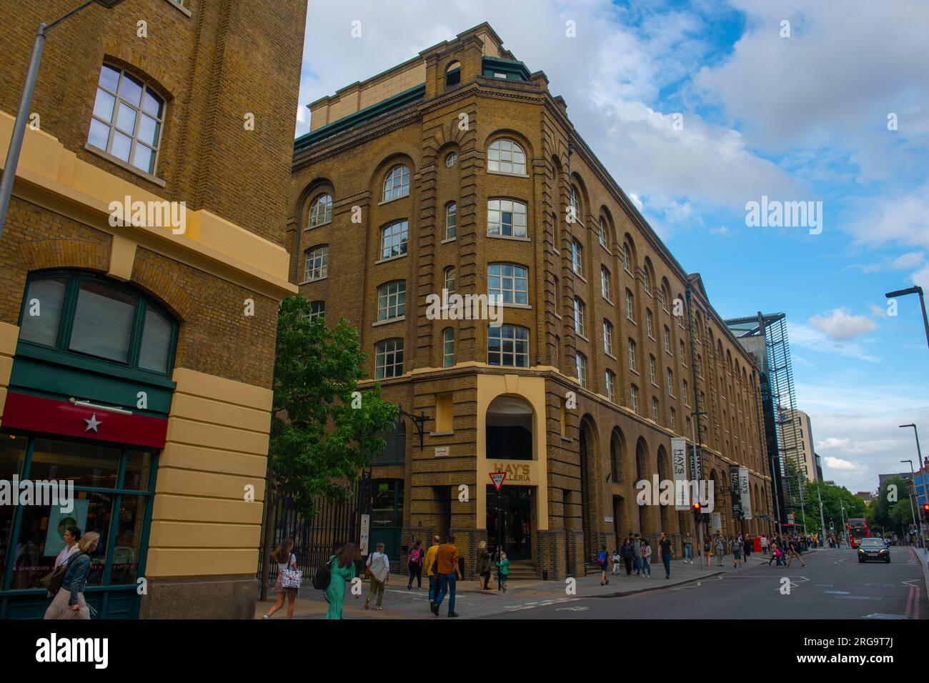 Historic commercial building on Tooley Street near London Bridge in