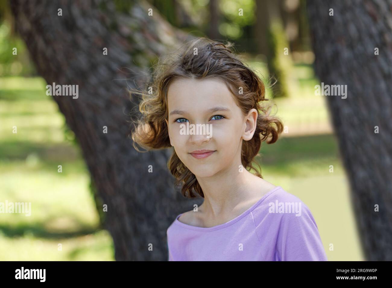 Girl 8 years old hi-res stock photography and images - Alamy