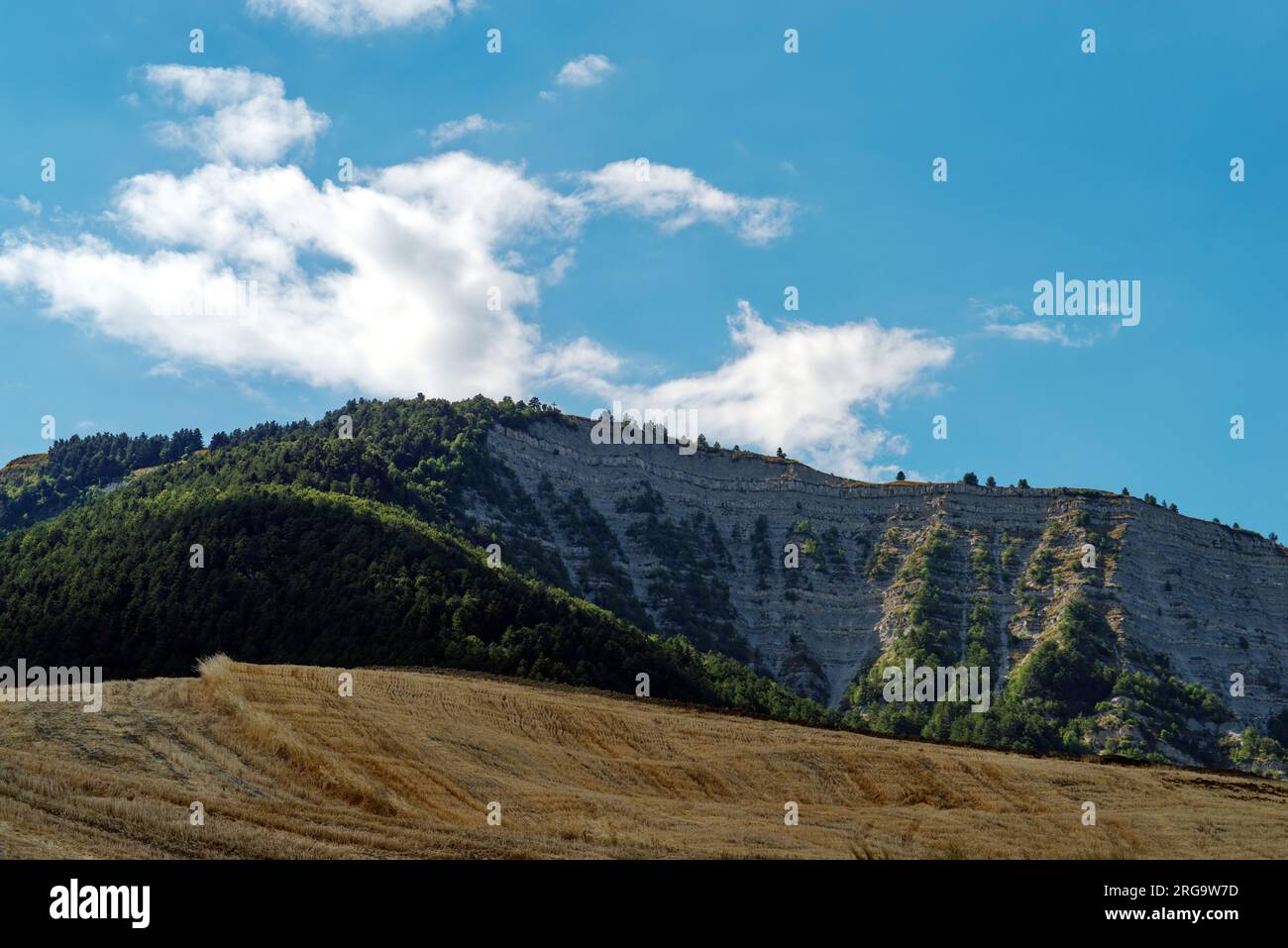 Le Coste del monte Carpegna Stock Photo