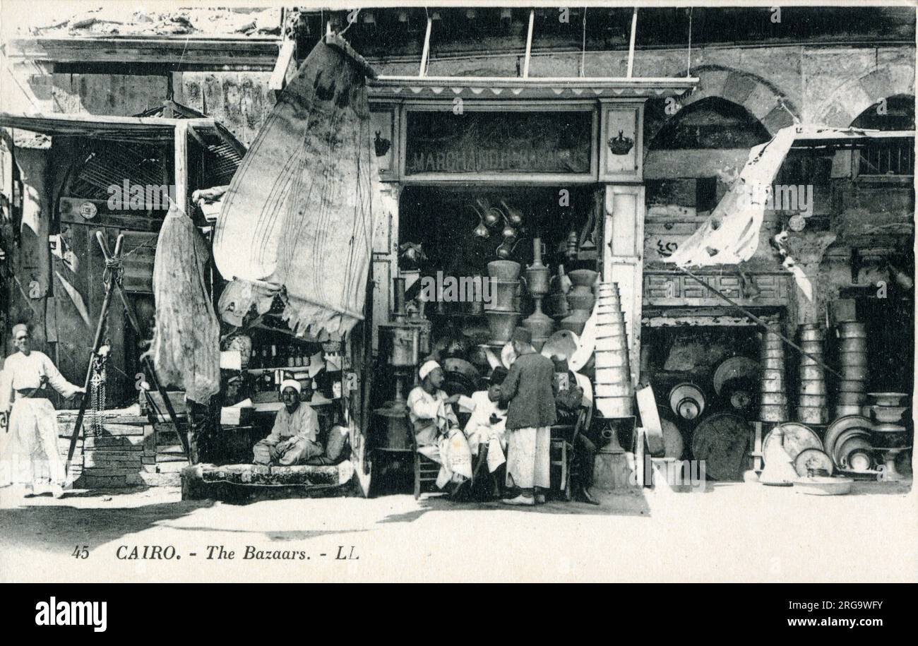 The Bazaars, Cairo, Egypt. Stock Photo