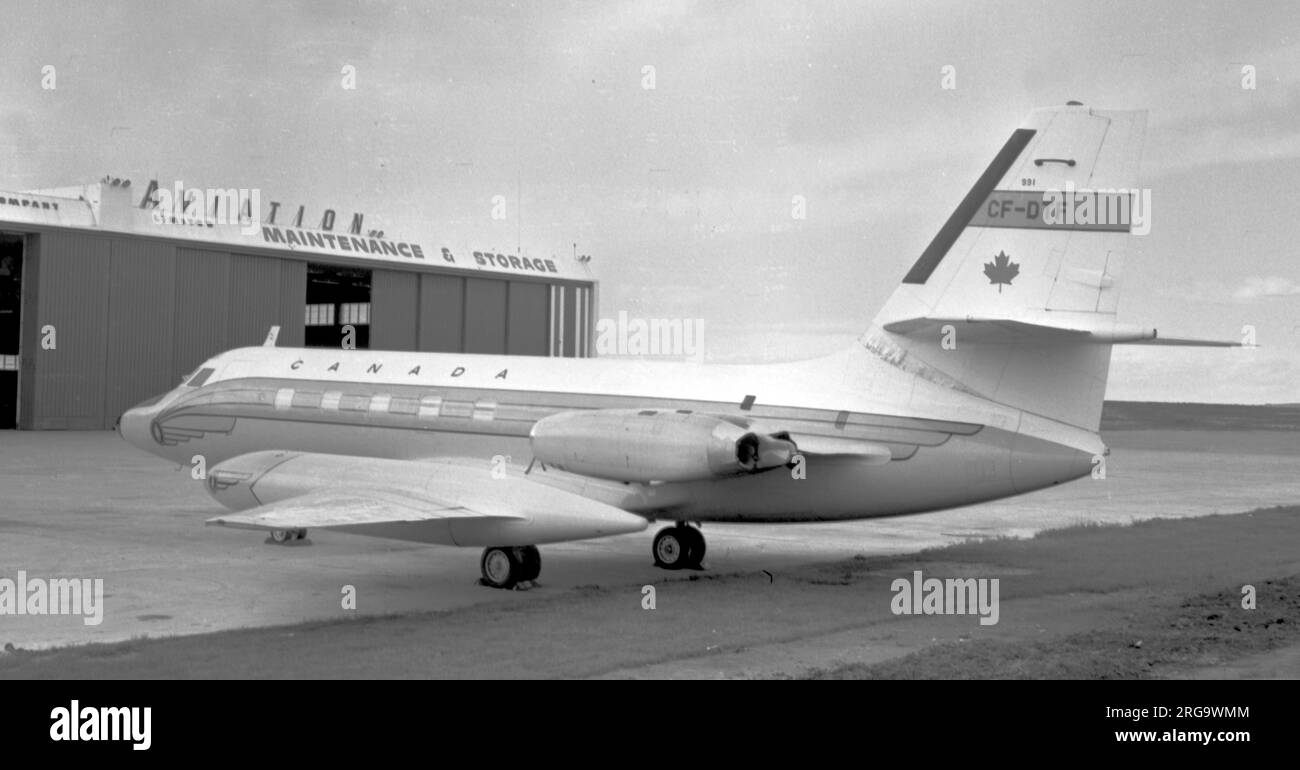 Lockheed JetStar CFDTF of the Canadian Department of Transport flying unit Stock Photo Alamy