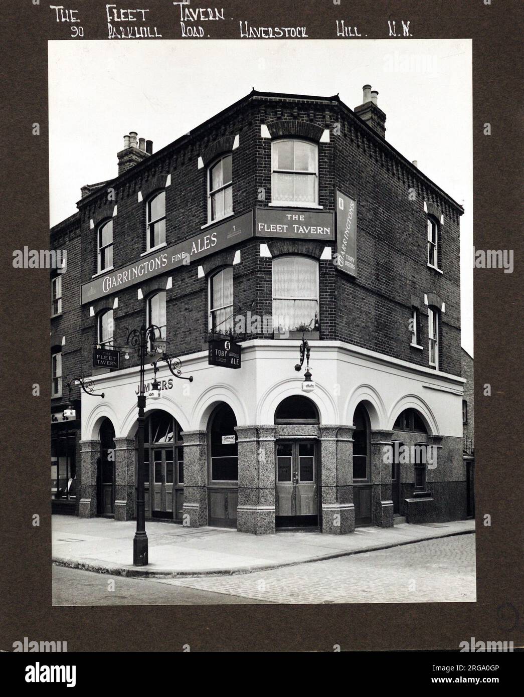 Photograph of fleet tavern haverstock hill london the main side of