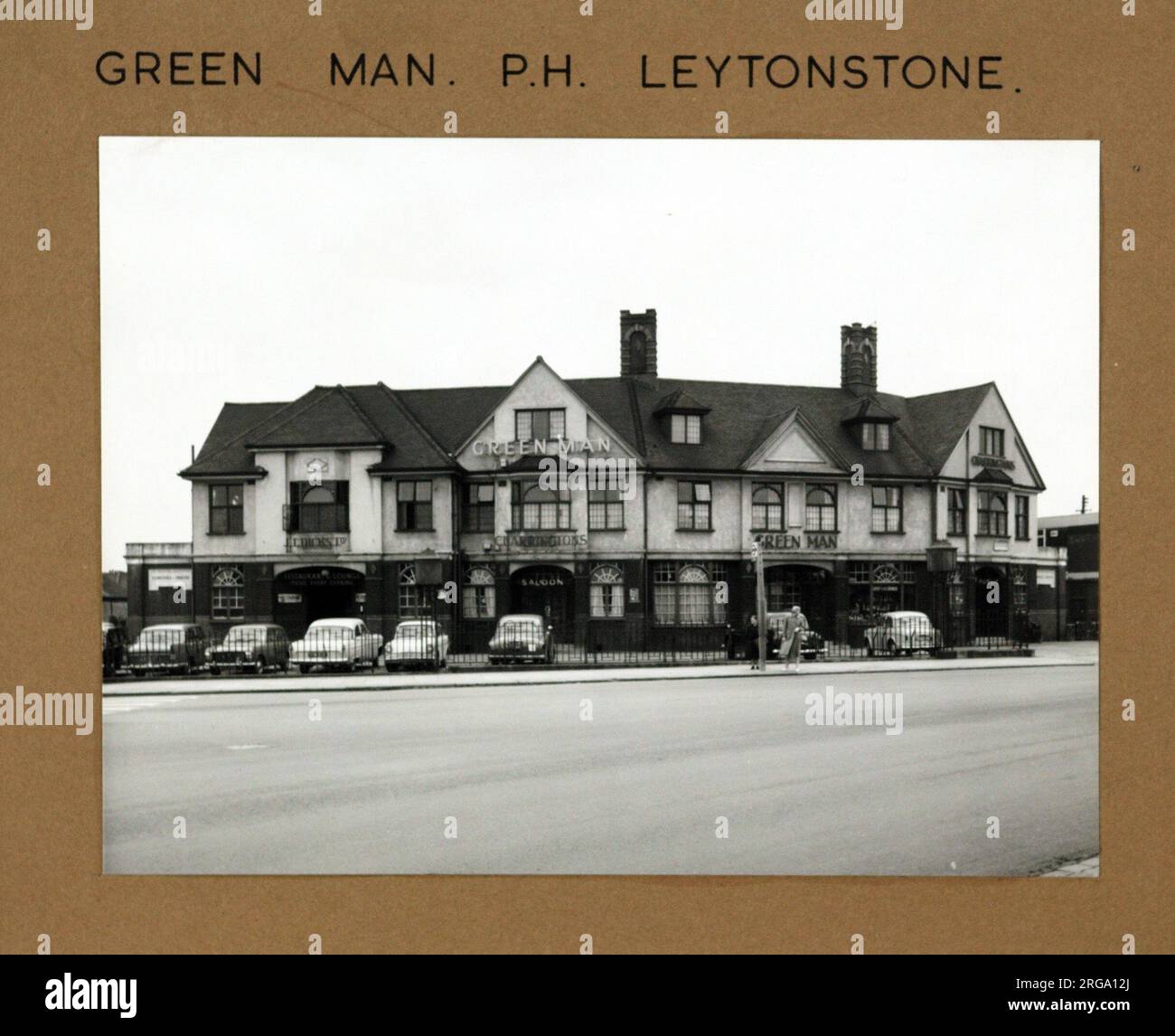Photograph of Green Man PH, Leytonstone, London. The main side of the