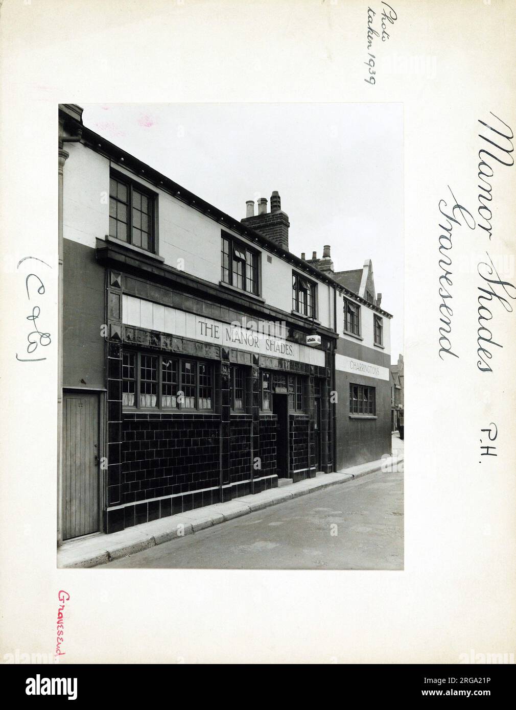Photograph of Manor Shades PH, Gravesend, Kent. The main side of the