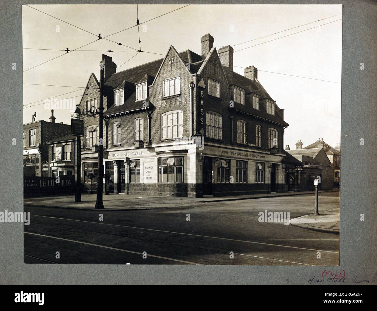 Photograph of Moss Hall Tavern , Finchley, London. The main side of the
