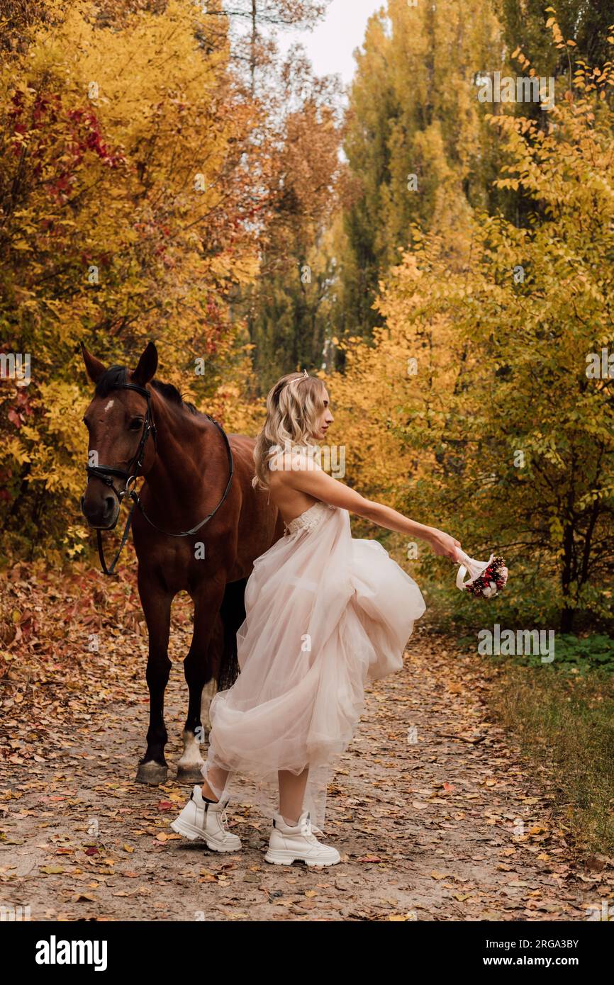 The bride ran away from the wedding. She left her husband during the ...