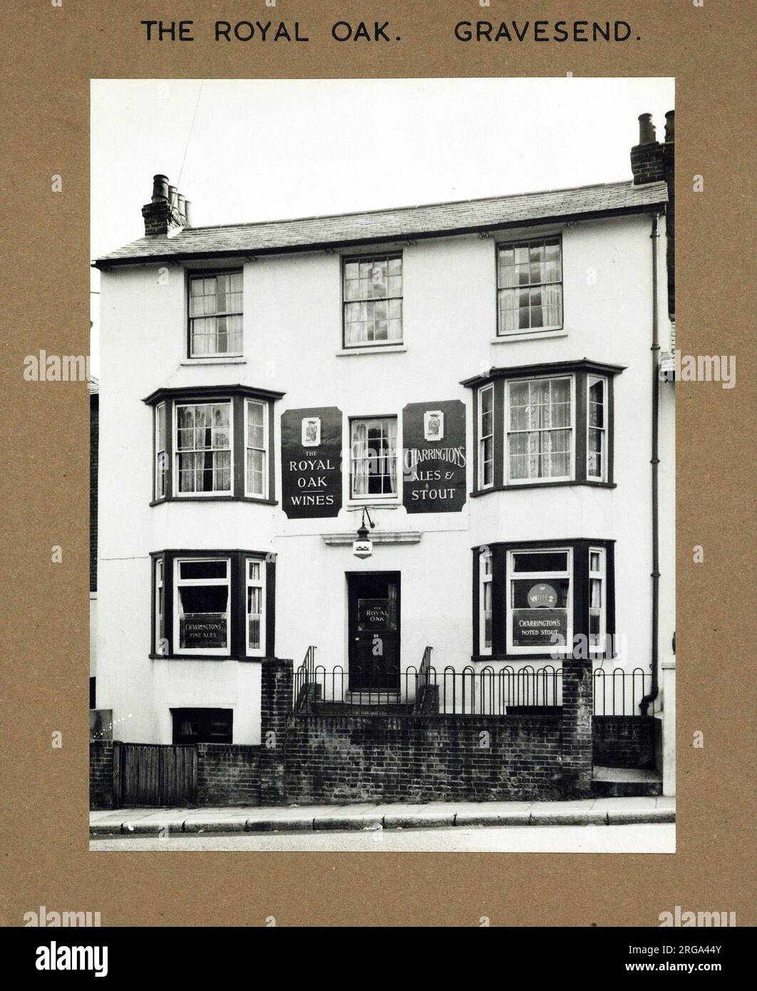 Photograph of Royal Oak PH, Gravesend, Kent. The main side of the print