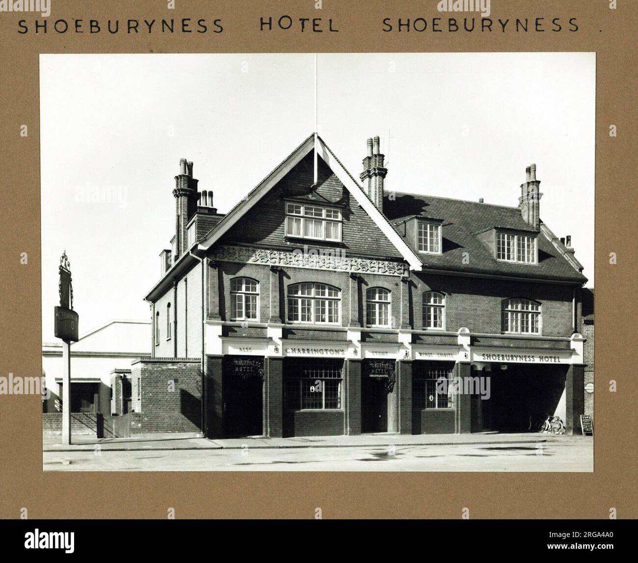 Photograph shoeburyness hotel essex main side print shown here depicts hires stock photography