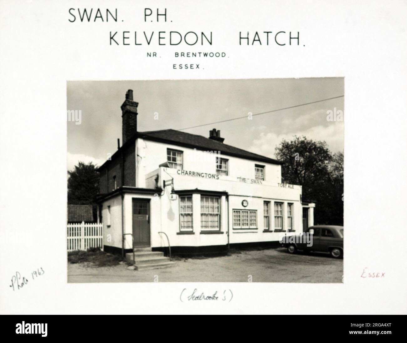 Photograph of Swan PH, Kelvedon Hatch, Essex. The main side of the