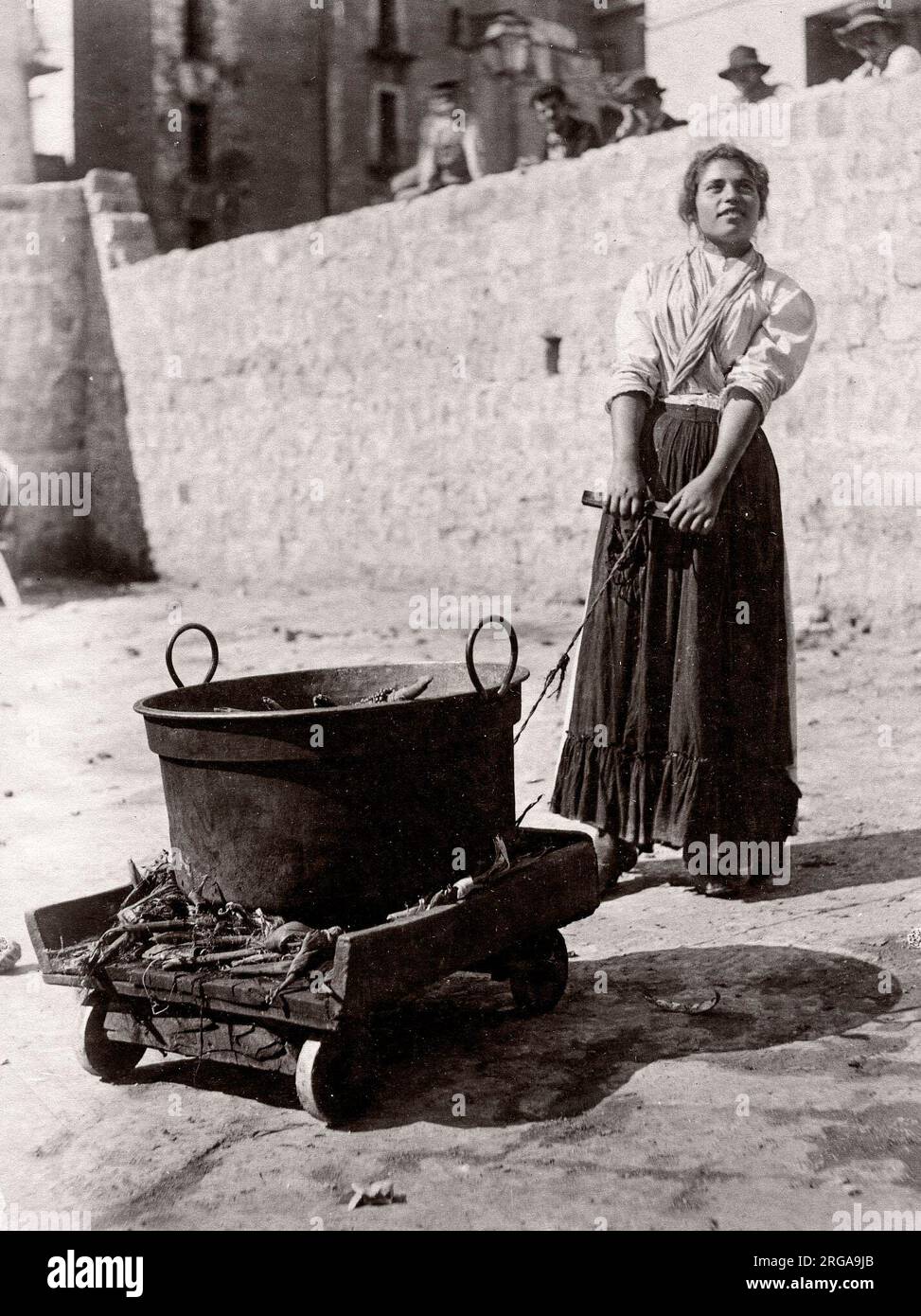 Sicily old women street hi-res stock photography and images - Alamy