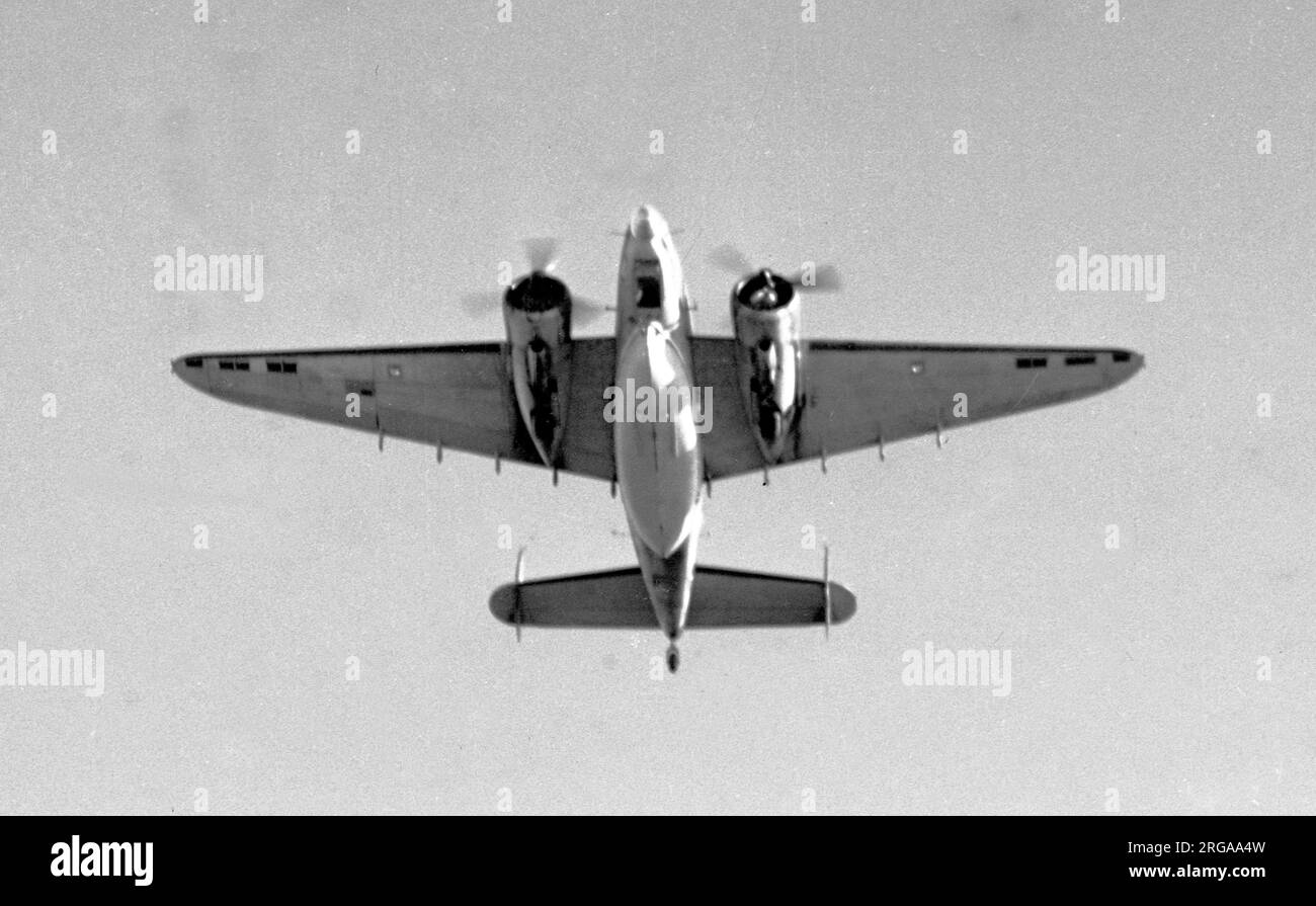 Royal Air Force - Lockheed Hudson III with Airborne Lifeboat attached. Stock Photo