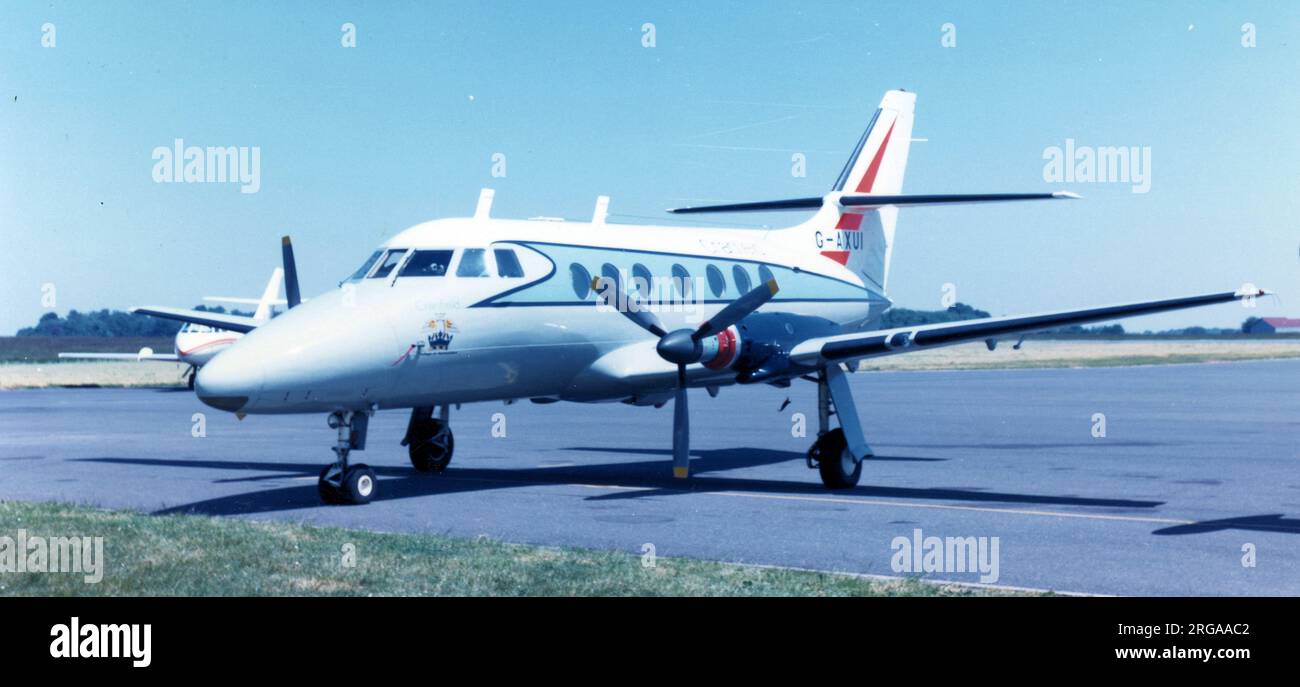 Handley Page Jetstream 100 GAXUI at the Cranfiel College of