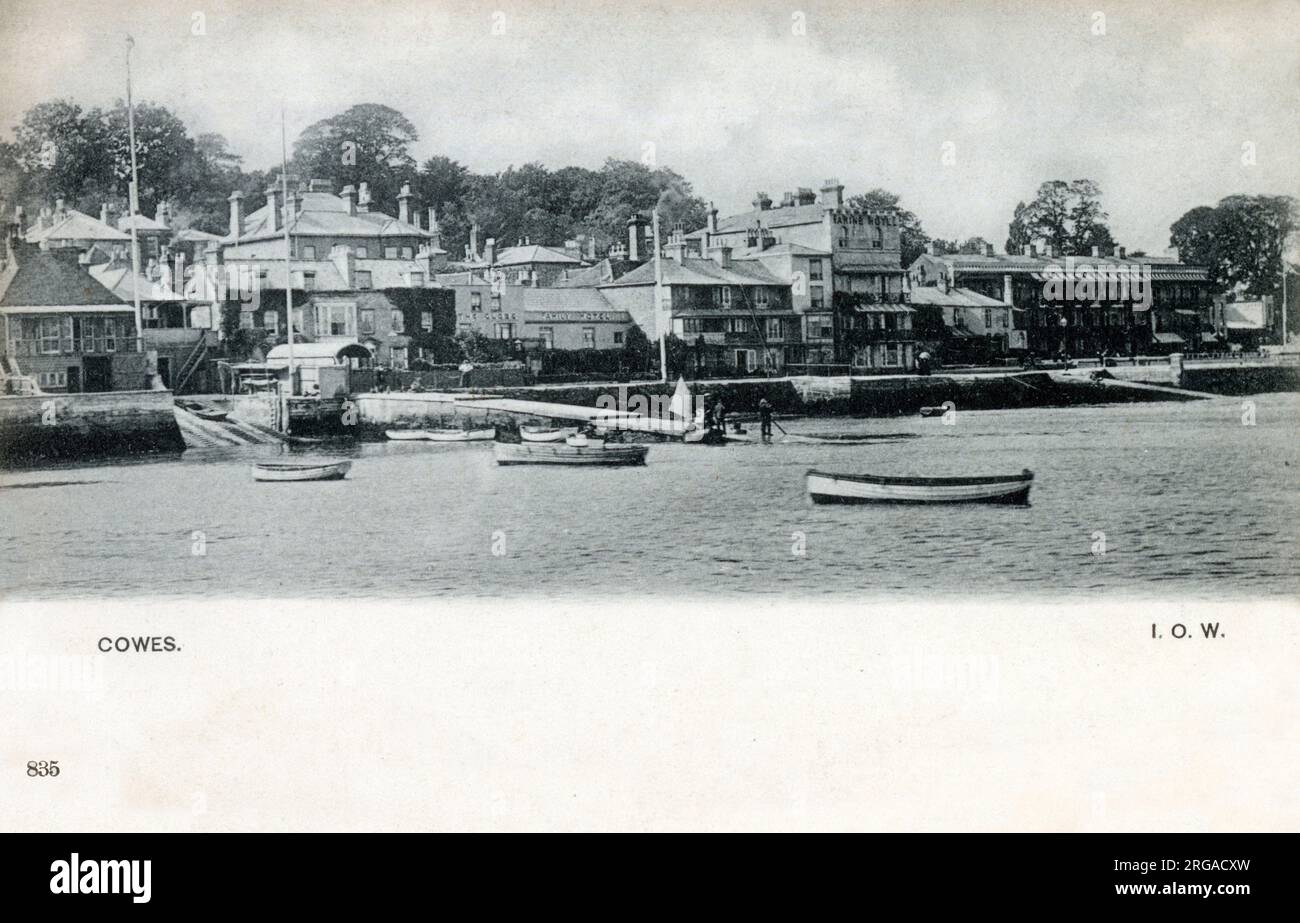 Waterfront at Cowes, Isle of Wight, Hampshire, England Stock Photo Alamy