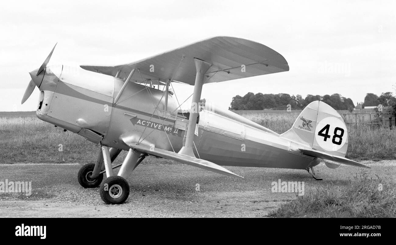 Arrow Active Mk.2 G-ABVE, of the Tiger Club, with race number '49'. Stock Photo