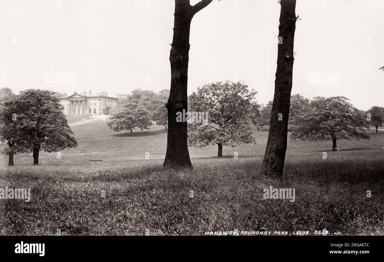 Vintage 19th century photograph: Roundhay Park Leeds Stock Photo