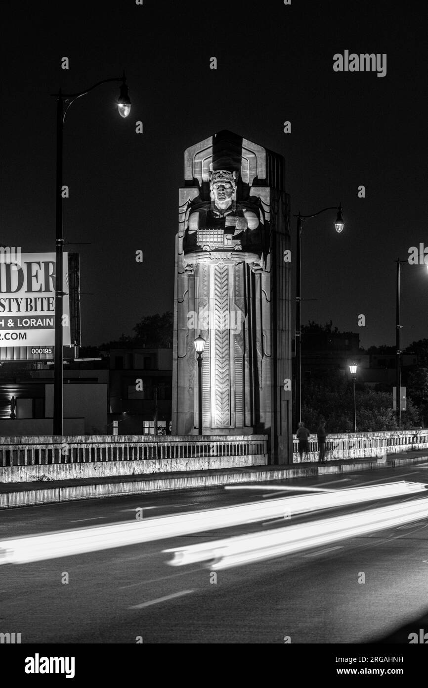 Guardian of Traffic in Cleveland, Ohio Stock Photo - Alamy