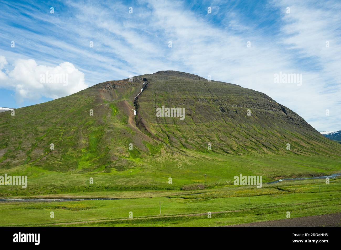 Landscape near Akureyri, Iceland Stock Photo