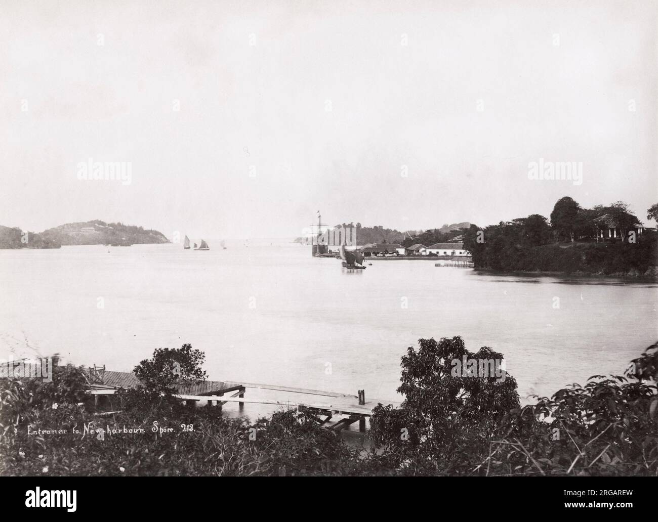 Tirage Photo Vintage Circa 1900 - Penang, Malaisie : Les Offrandes Pour Le Pèlerinage