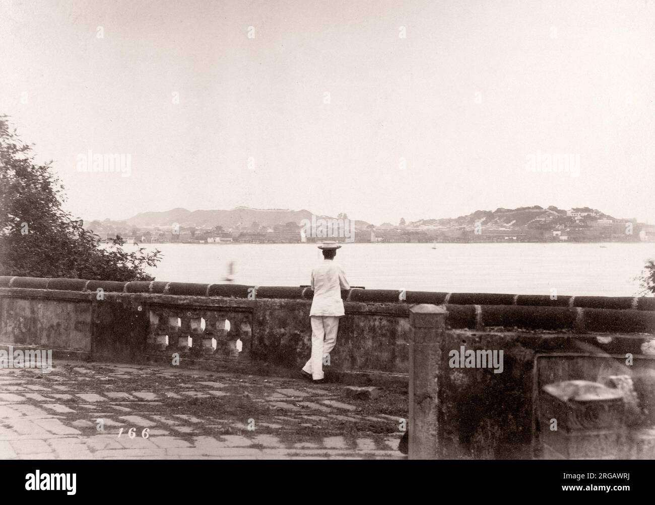 Vintage 19th century photograph China c.1880s - Wuchang Wuhan Stock Photo
