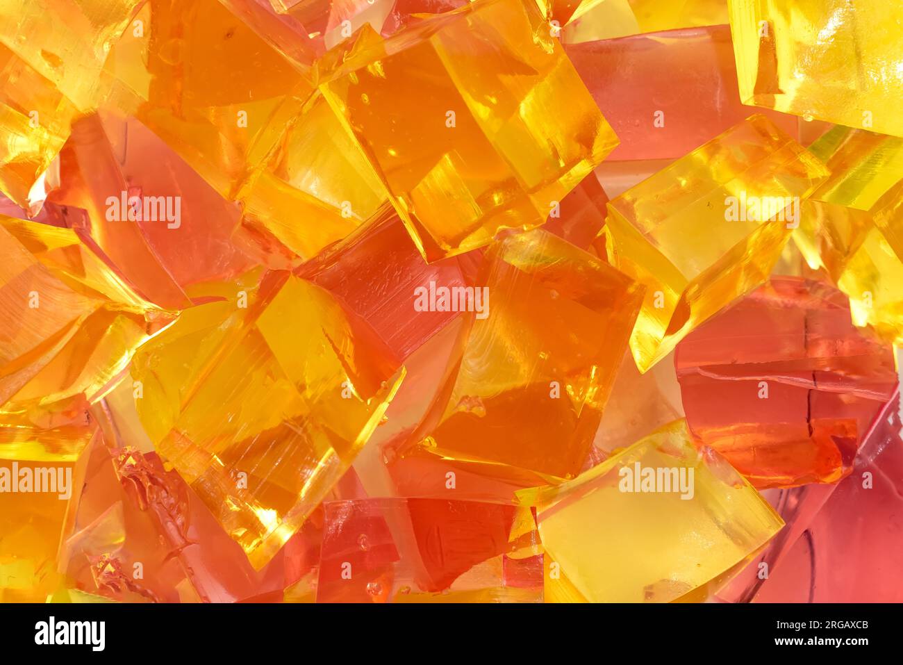 Texture from colorful jelly cubes. Jelly Stock Photo Alamy