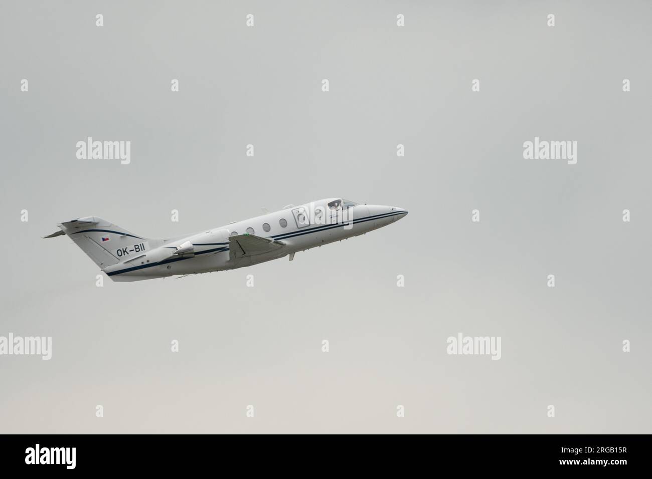 Zurich, Switzerland, May 19, 2023 OKBII Hawker Beechcraft 400XP