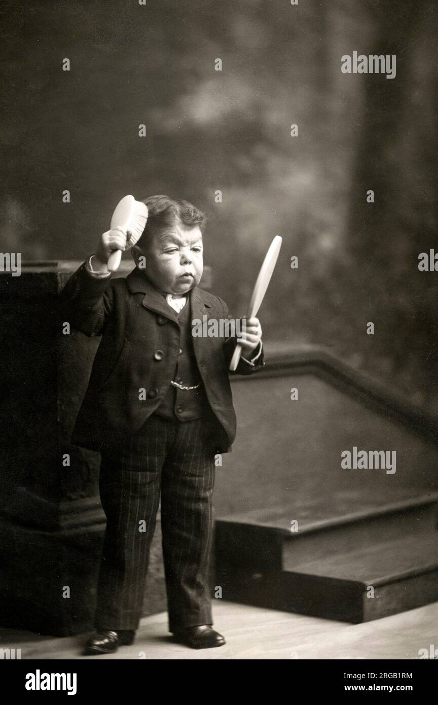 Early 20th century vintage press photograph - The Turkish Tom Thumb ...