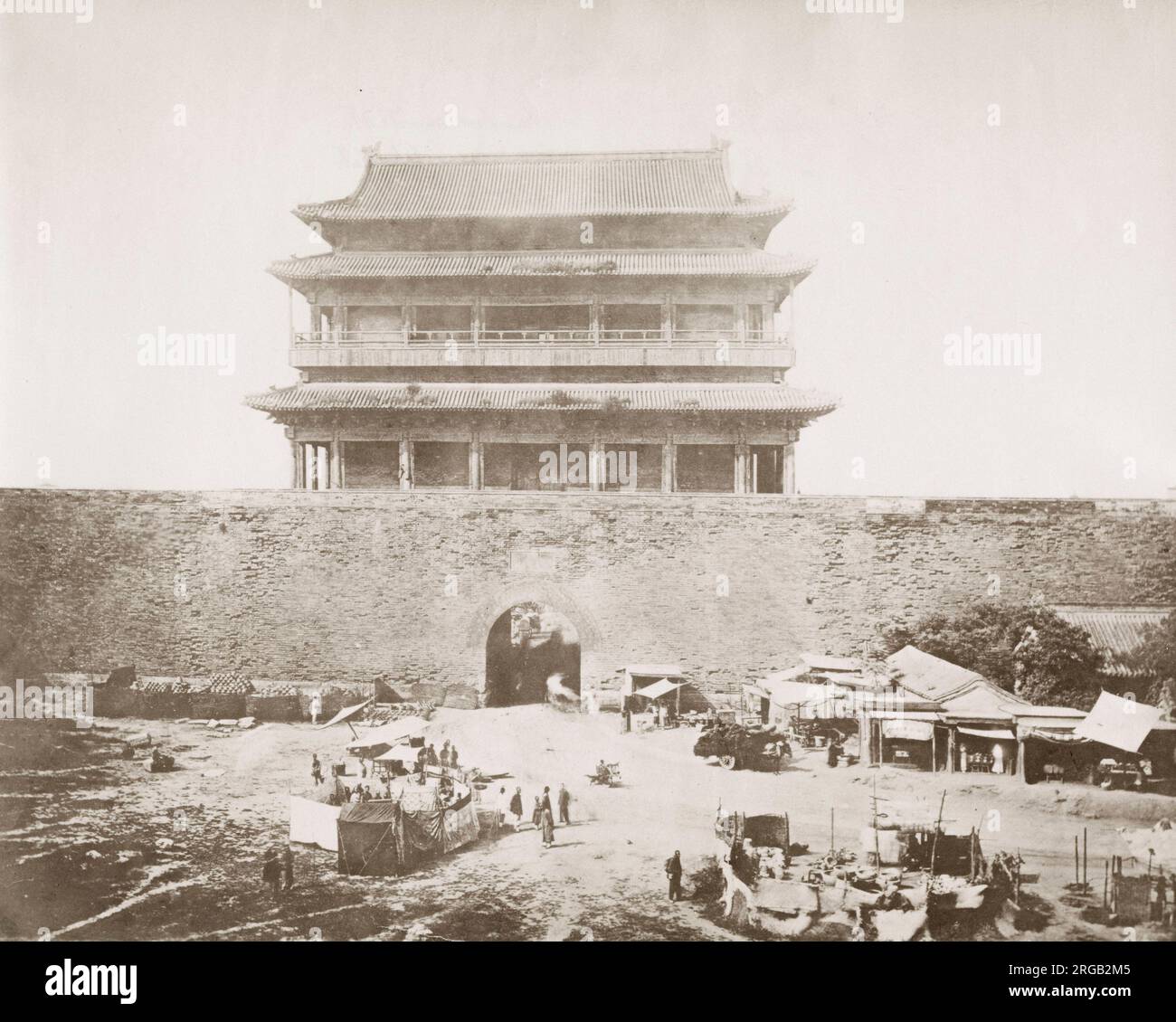 Beijing landscape 19th century hi-res stock photography and