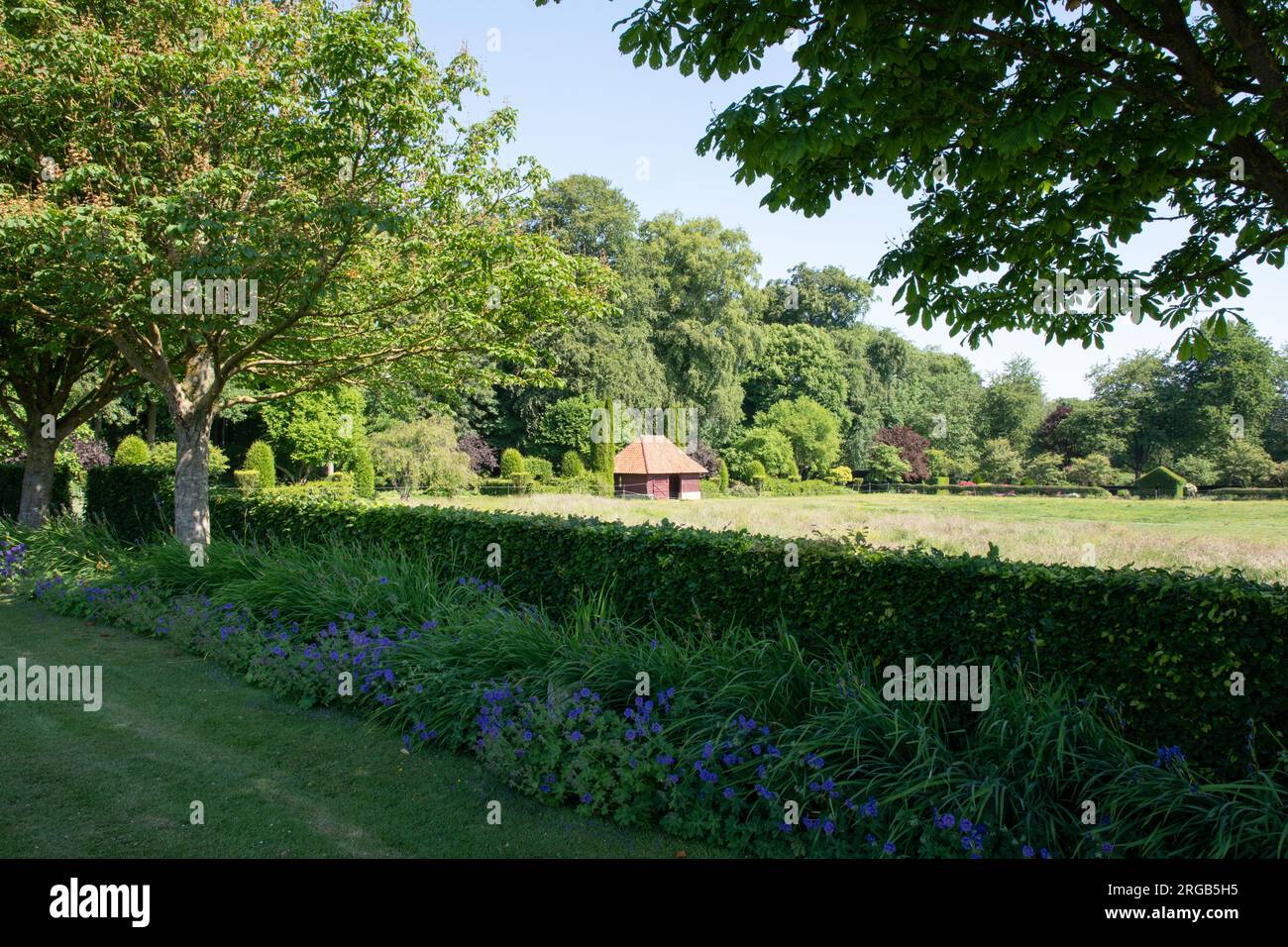 Jardins de Maizicourt, Pature Stock Photo