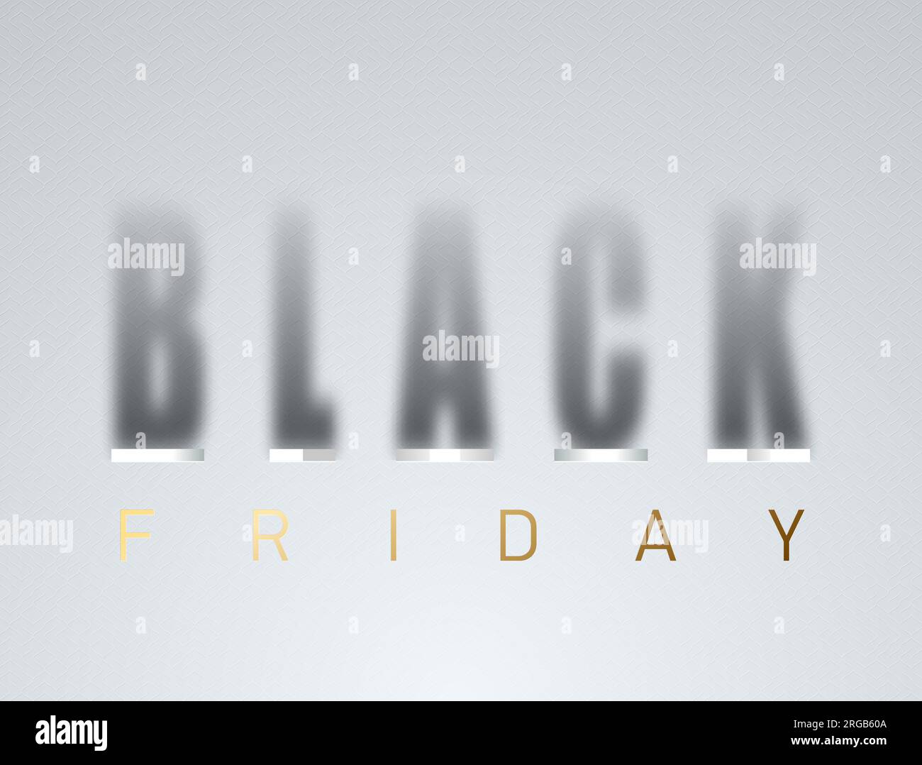Black Friday Shadow vector banner on white finely patterned texture ...
