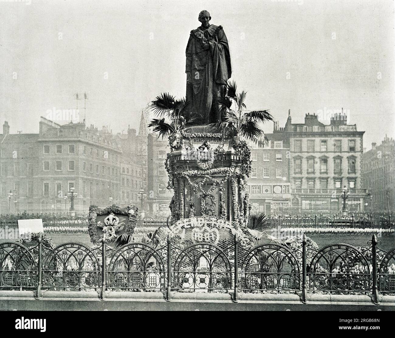 Statue of Lord Beaconsfield (Benjamin Disraeli), Parliament Street