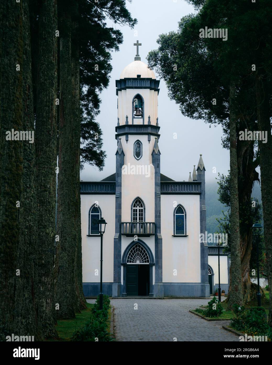 Igreja de Sao Nicolau. A historic gem in Azores, Portugal, this church