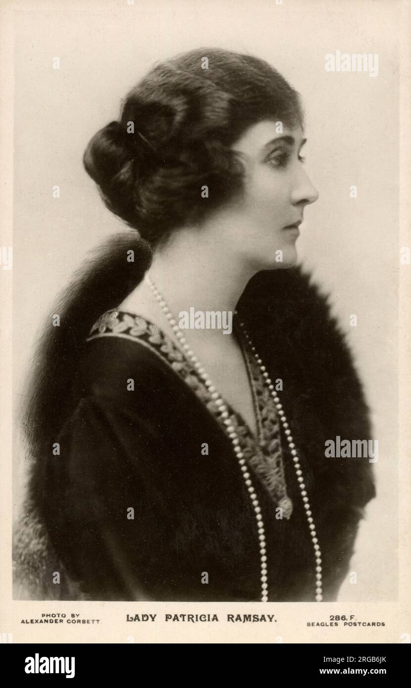Lady Patricia Ramsay (1886-1974) - (formerly Princess Patricia of Connaught before relinquishing her title) Stock Photo