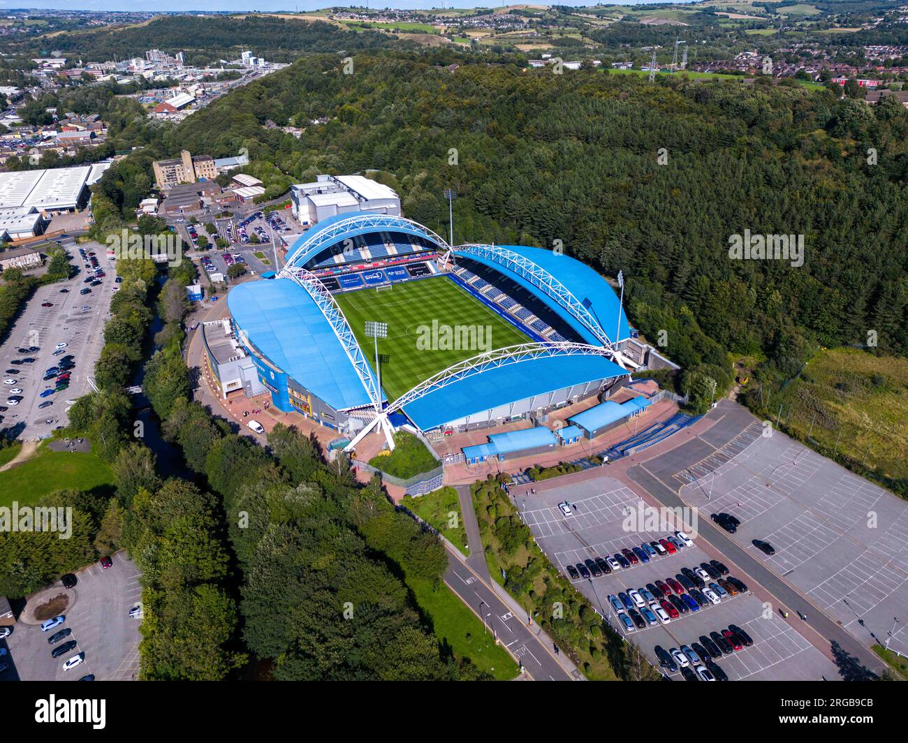 Huddersfield stadium aerial hi-res stock photography and images - Alamy