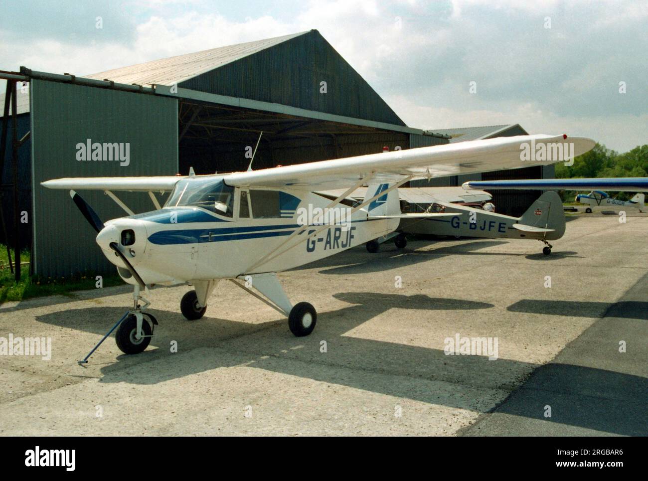 Piper PA-22-108 Tri-Pacer G-ARJF (msn 22-8199). Stock Photo