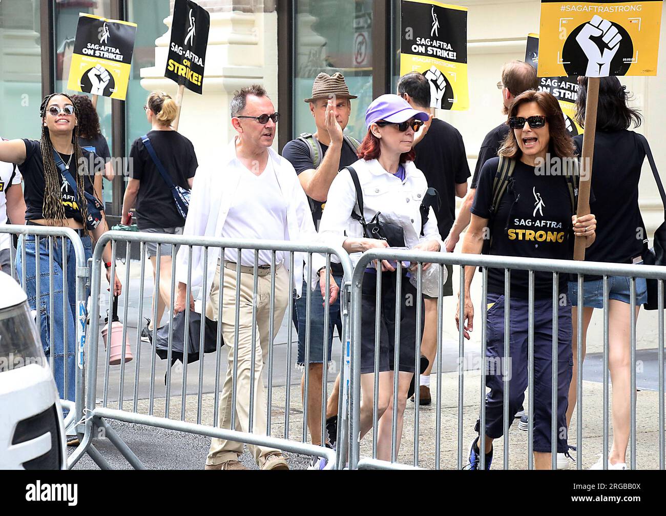 new-york-ny-usa-7th-aug-2023-michael-emerson-carrie-preston-seen