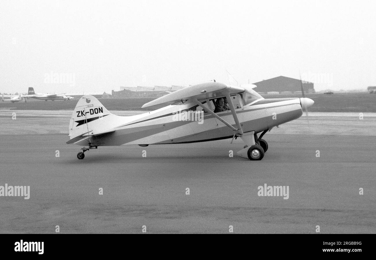 Maule M.4-210C Rocket ZK-DON (msn 1100C), at Blackpool-Squire's Gate Airport, in May 1974. Stock Photo