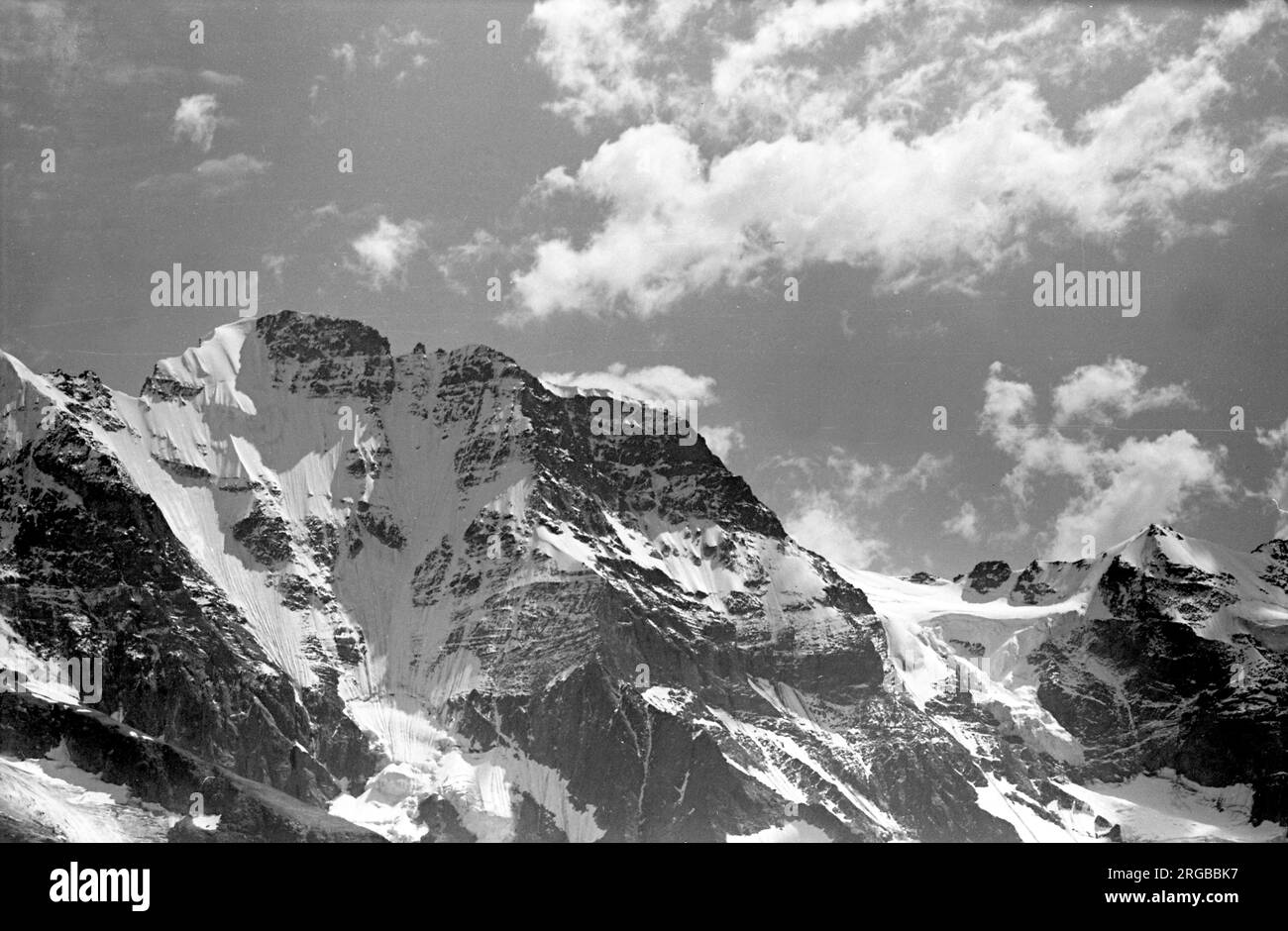 Alpine Mountain view - The Alps Stock Photo - Alamy