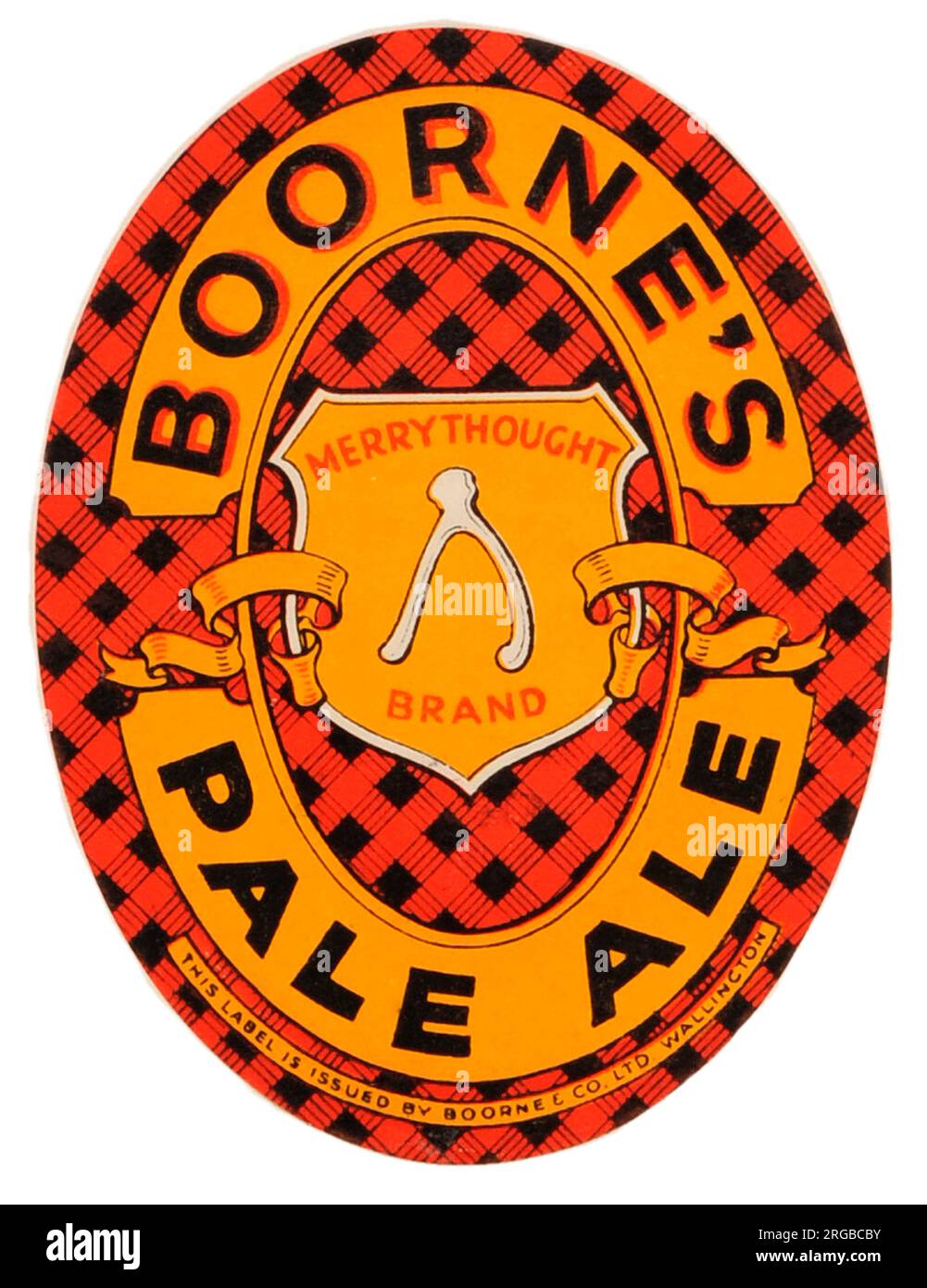 Boorne's Pale Ale Stock Photo
