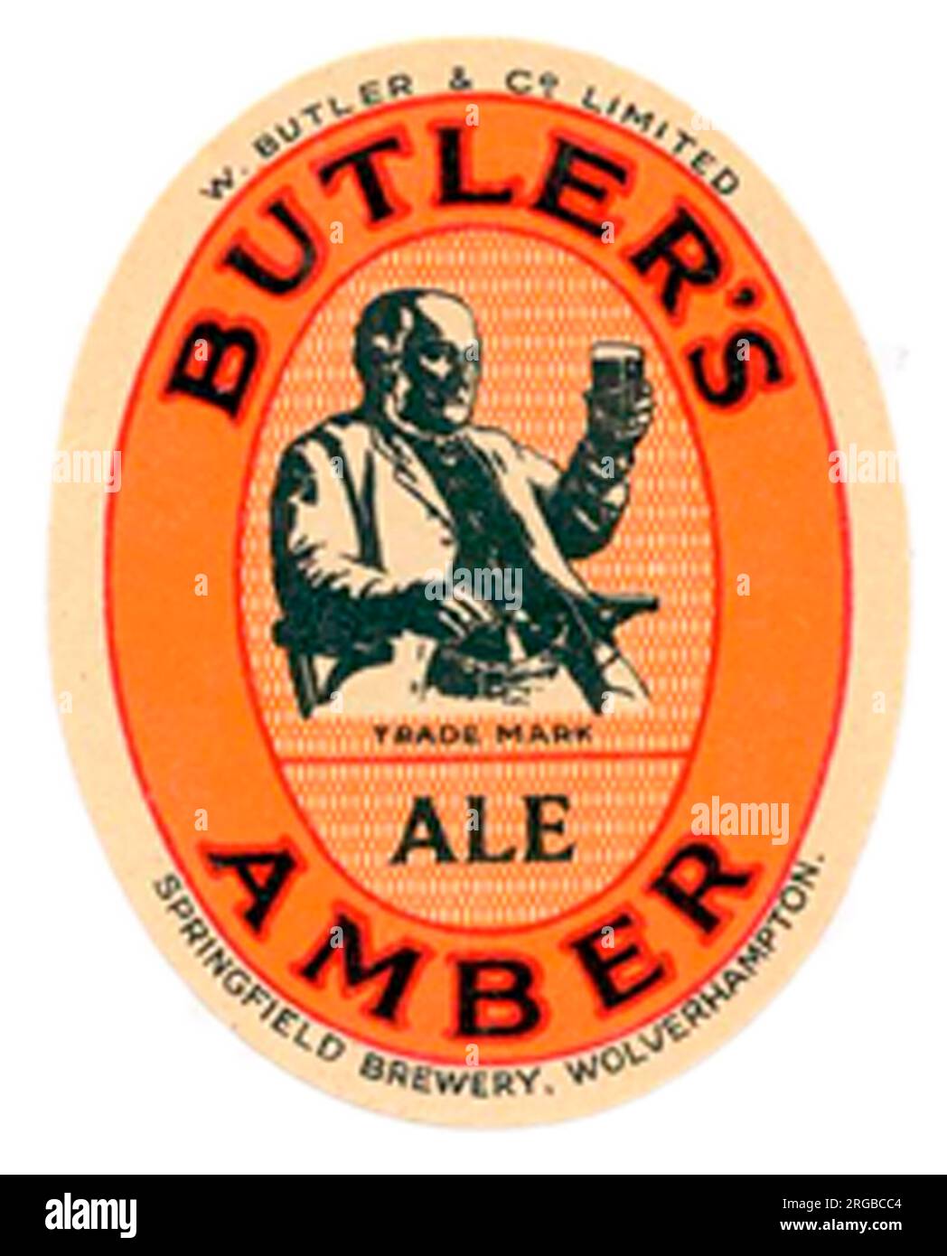 Butler's Amber Ale Stock Photo