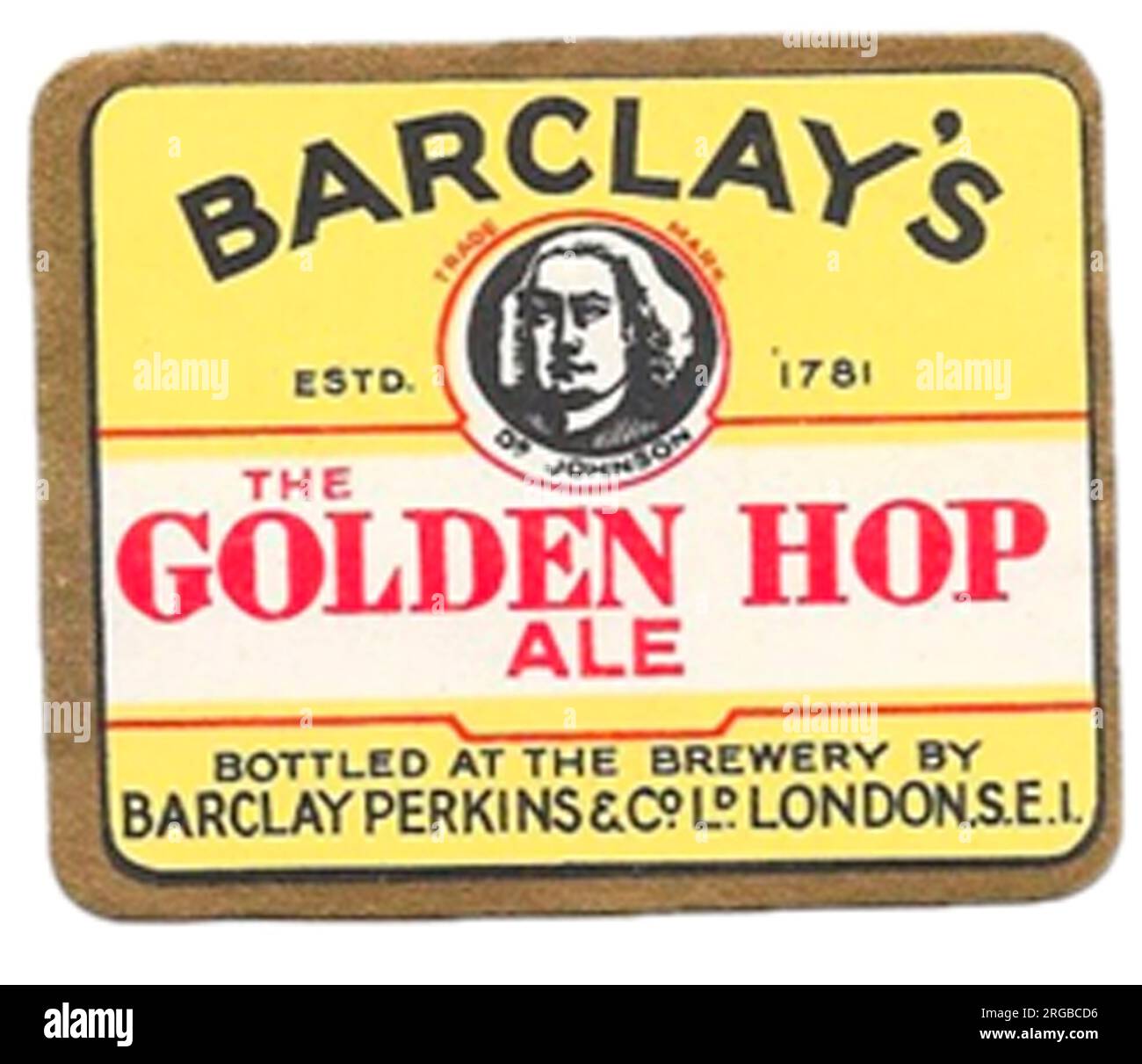 Barclays Golden Hop Ale Stock Photo