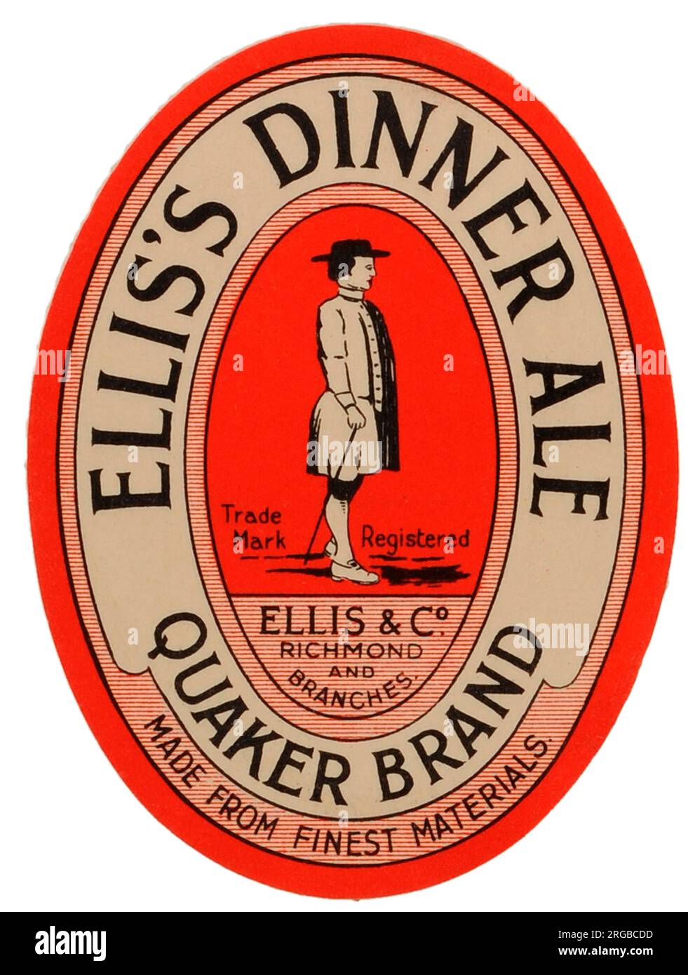 Ellis's Dinner Ale Stock Photo