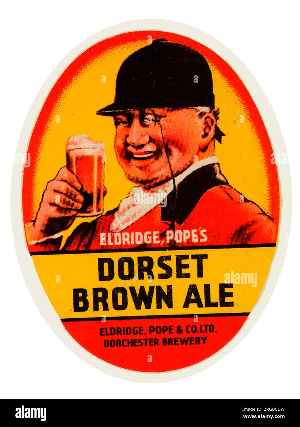 Eldridge, Pope's Dorset Brown Ale Stock Photo
