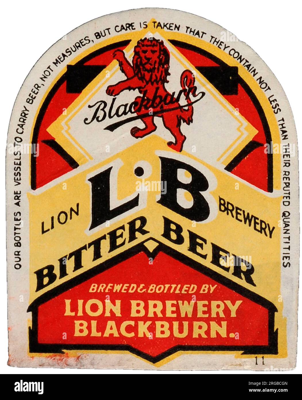 Lion Brewery Bitter Beer Stock Photo