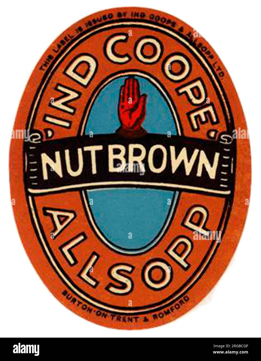 Ind Coope Nut Brown Stock Photo