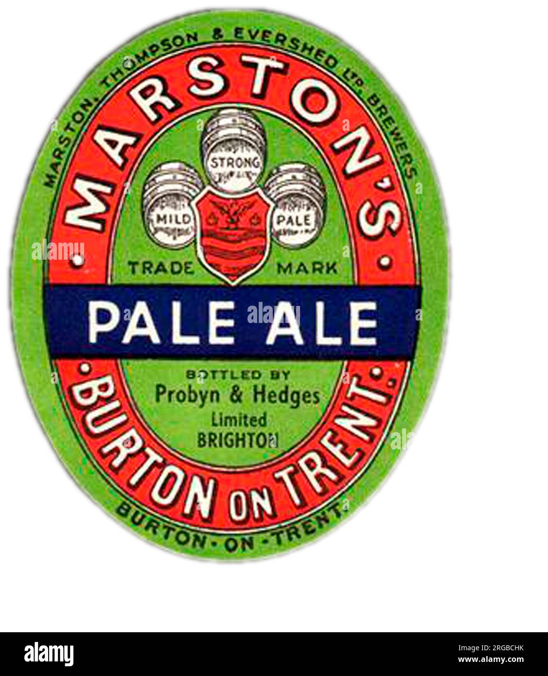 Marston's Pale Ale Stock Photo