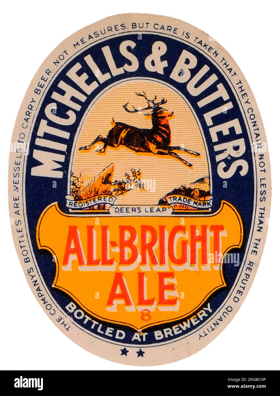 M&B All-Bright Ale Stock Photo
