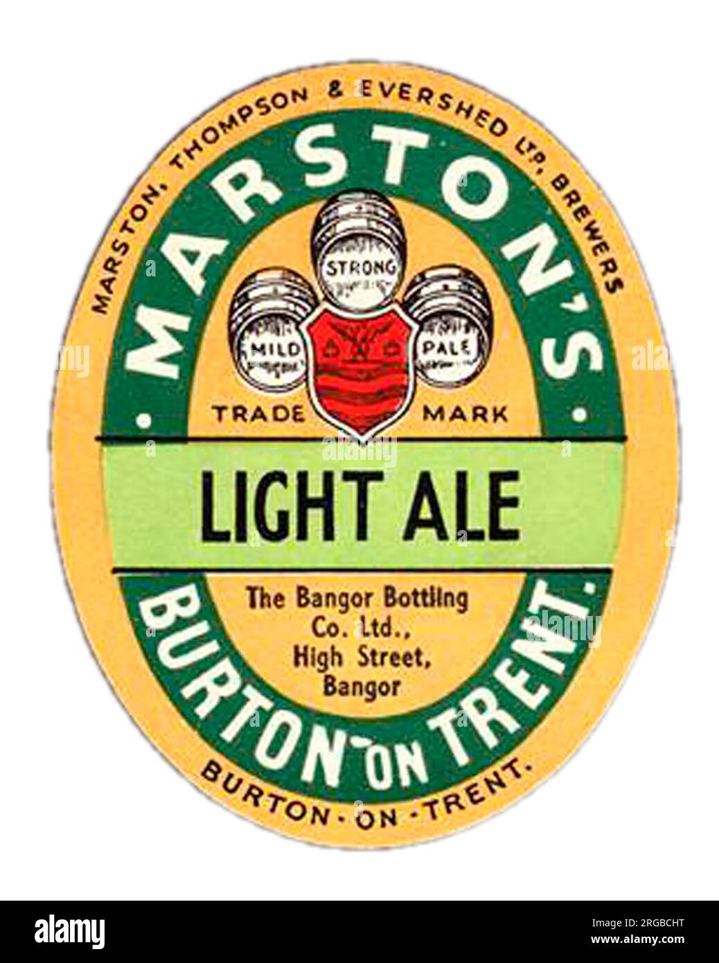 Marston's Light Ale Stock Photo
