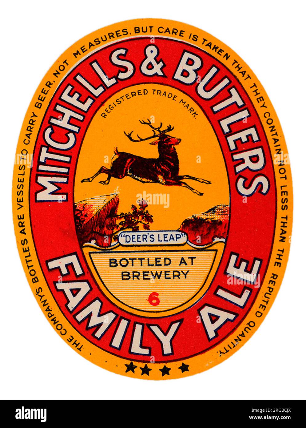 M&B Family Ale Stock Photo
