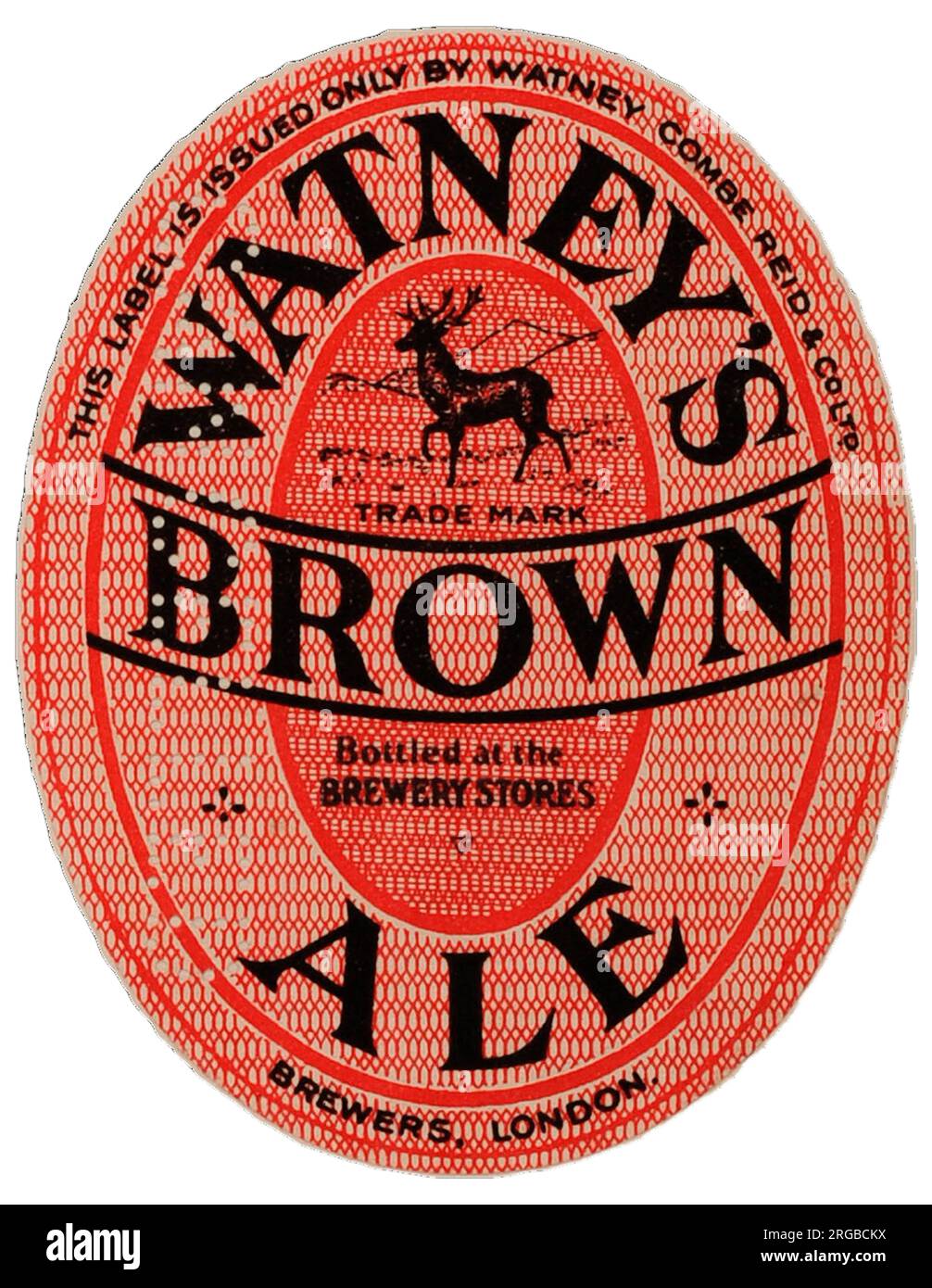 Watney's Brown Ale Stock Photo
