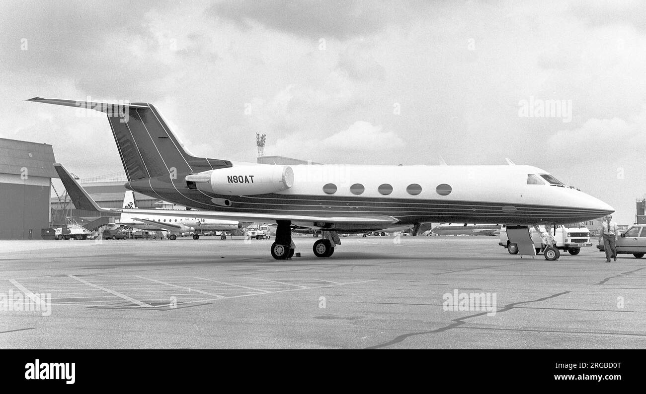 Gulfstream aircraft Black and White Stock Photos & Images Alamy